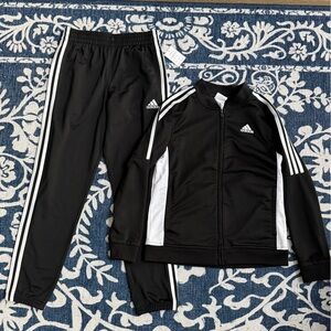 Adidas Black and White Athletic Set